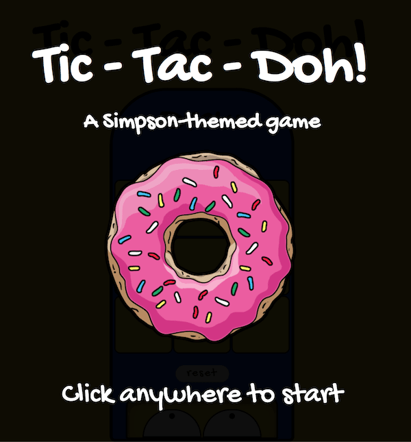 Tic-Tac-Doh!